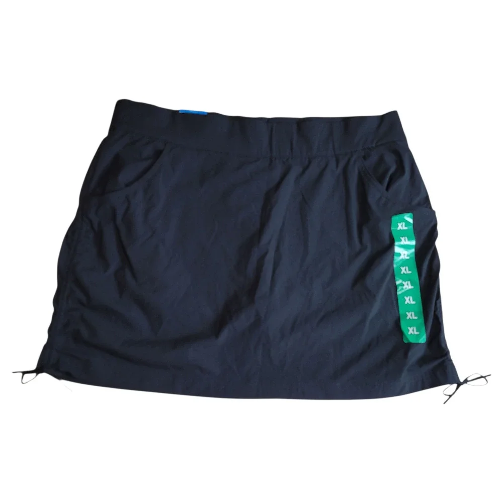 Columbia Active Wear Pull-On Omni Shade Black Skort Size XL